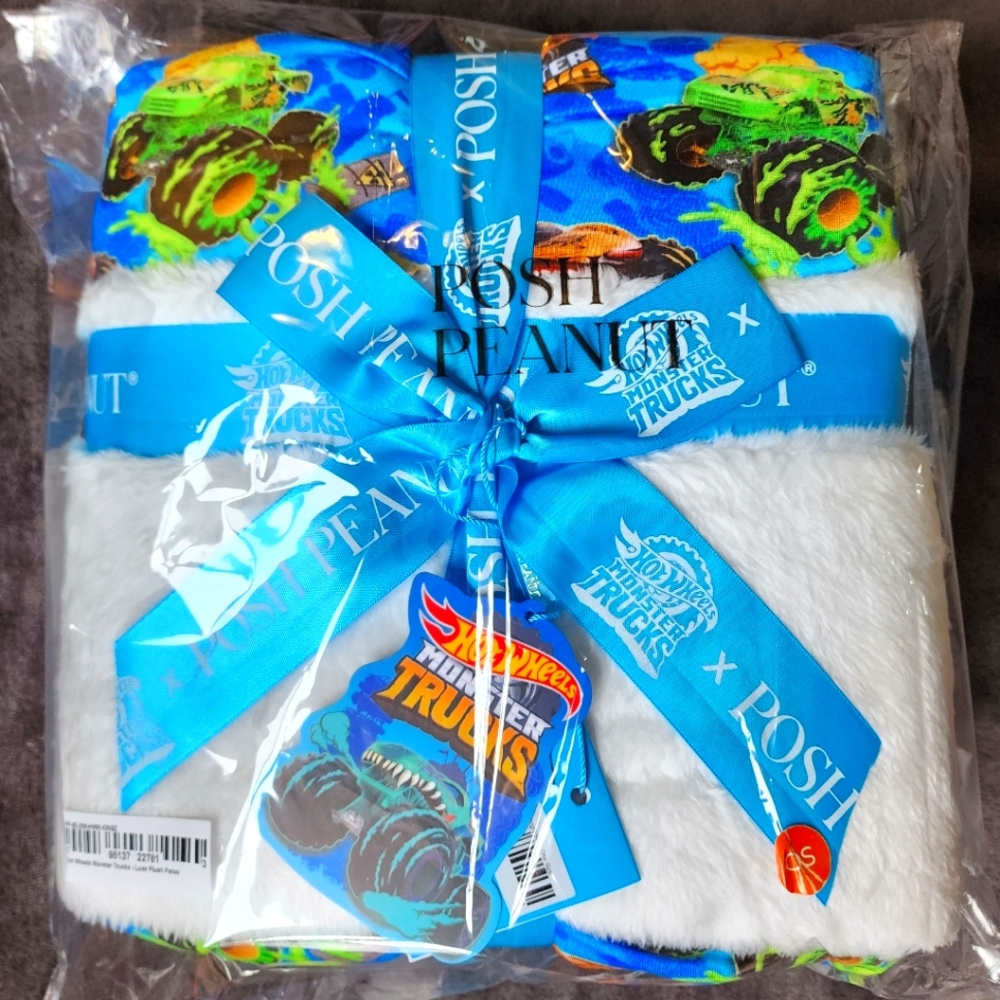 Posh Peanut Hot Wheels Monster Trucks Luxe Plush Patoo